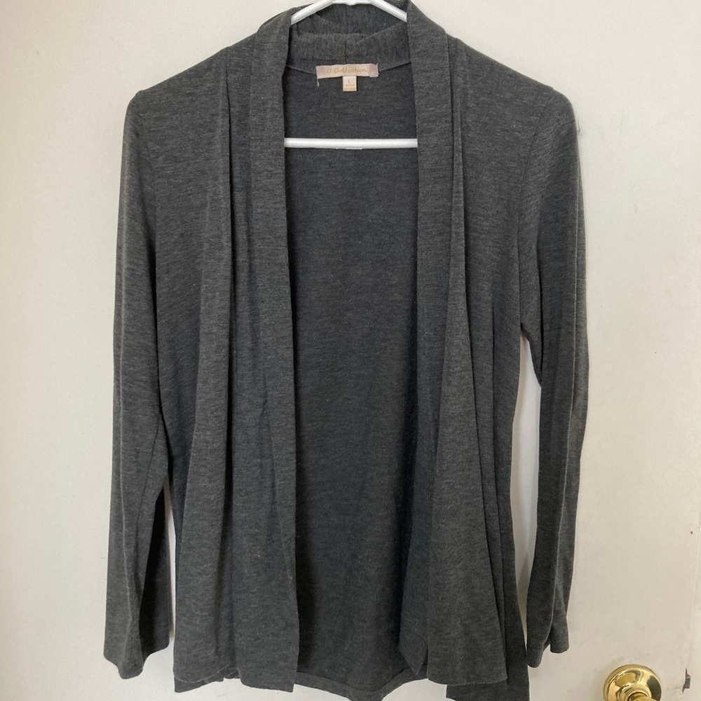 G Collection gray cardigan, L